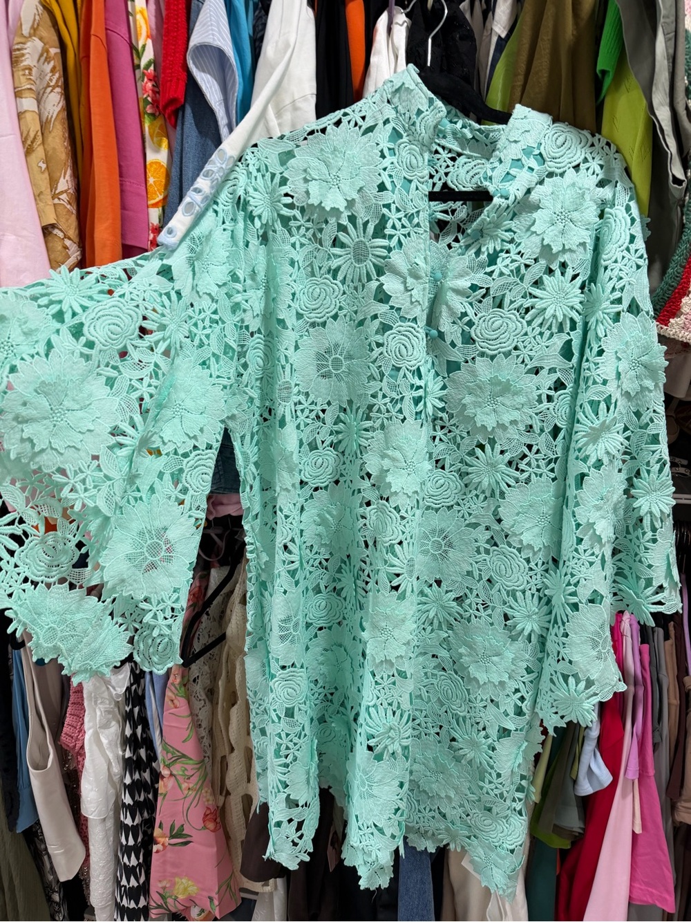 La Vie Style House Mini Mint Caftan